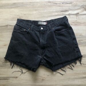 Levi's Women's Dark Denim Jean Shorts